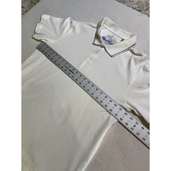 Robert Graham Polo Shirt Mens XL White Classic Fit Knowledge Wisdom Truth - Picture 5 of 8